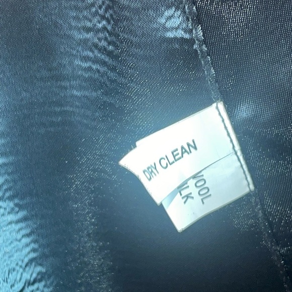 Chinese Exotic Tang silk & wool traditional jacquard over coat. Size S/M GUC - Picture 9 of 10